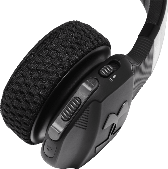 Black/Silver JBL Under Armour On-ear Bluetooth Headphones.4
