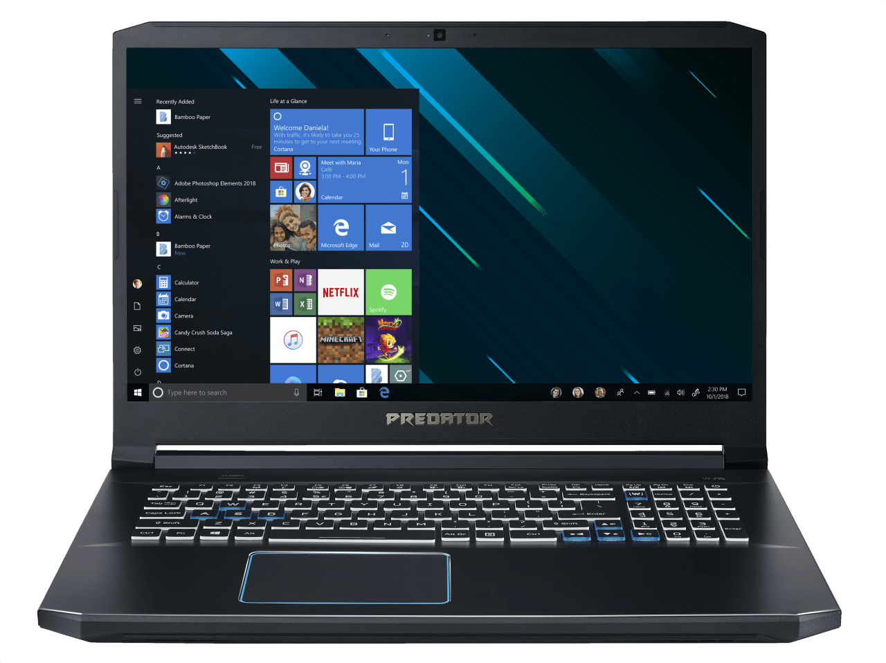 Rent Acer Predator Helios 300 Ph317 53 73dv From 69 90 Per Month
