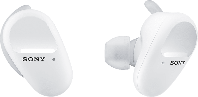 White Sony WF-SP800N In-ear Bluetooth Headphones.1