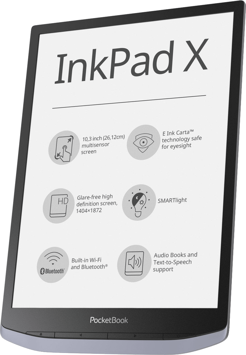 Gris PocketBook InkPad X 32GB (eBook Reader).1