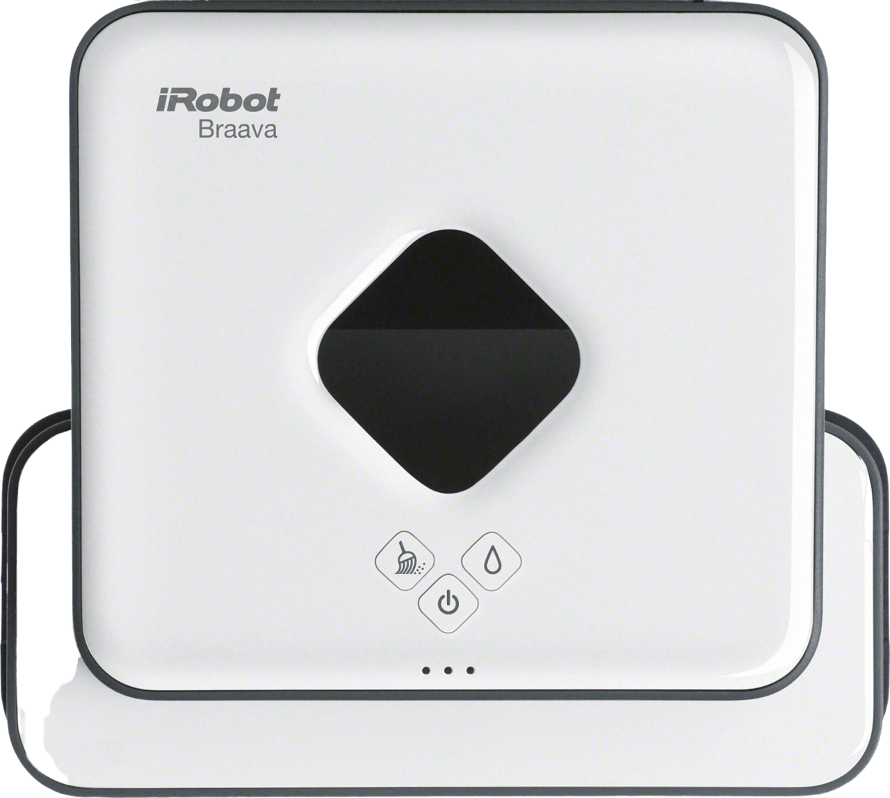 White iRobot Braava 390t.1