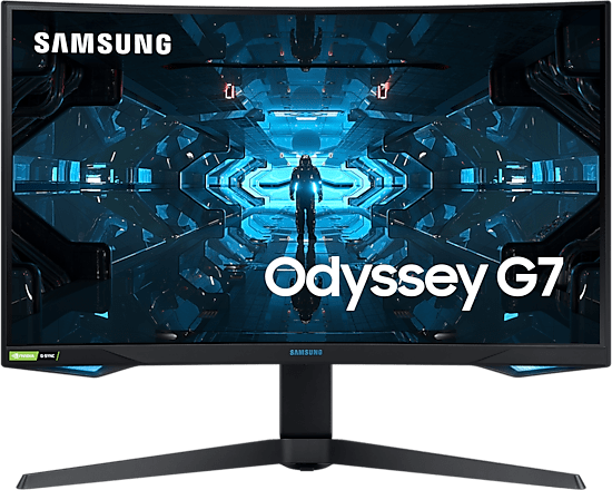 Black Samsung - 27" Odyssey Gaming Monitor C27G74TQSR.1