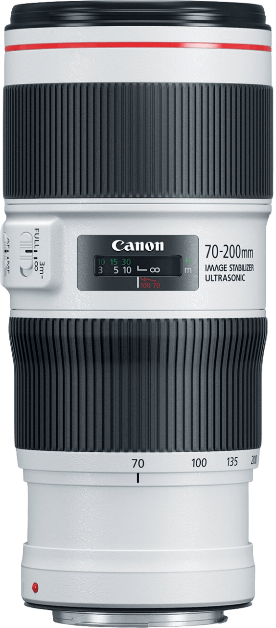 Blanco Canon EF 70-200 mm f/4 L IS II Lens.2