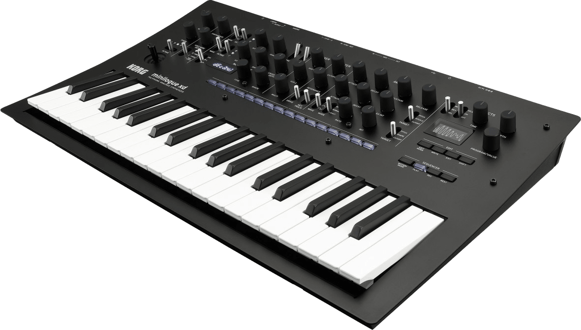 Black Korg Minilogue XD Hybrid Synthesizer.4