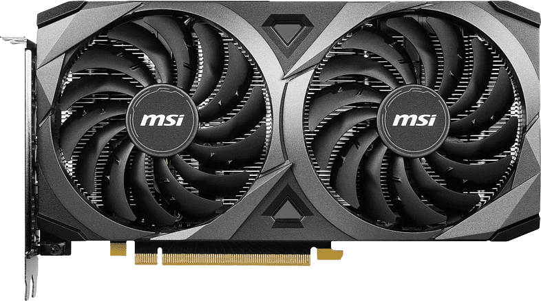 Black MSI GeForce RTX™ 3060 Ventus 2X 12G OC Graphics Card.1