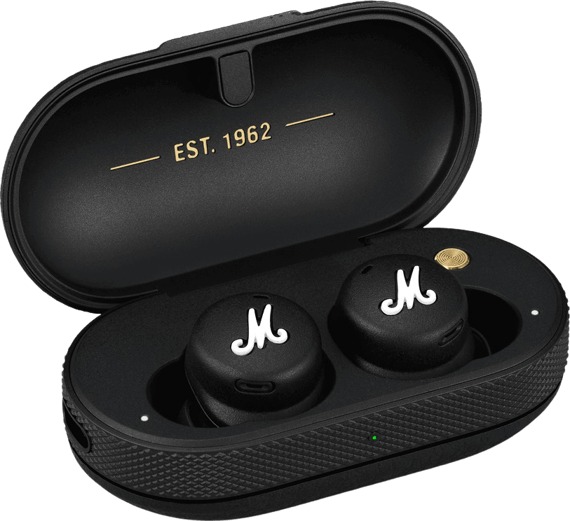 Black Headphones Marshall Mode II In-ear Bluetooth Headphones.2