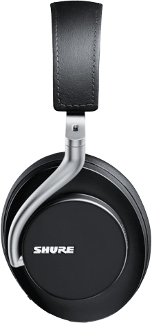 Black Headphones Shure Aonic 50 Noise-cancelling Over-ear Bluetooth headphones.2