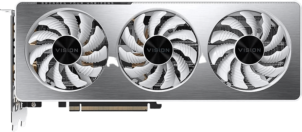 Black Gigabyte GeForce RTX 3060 Ti Vision OC 8G Graphics Card.1