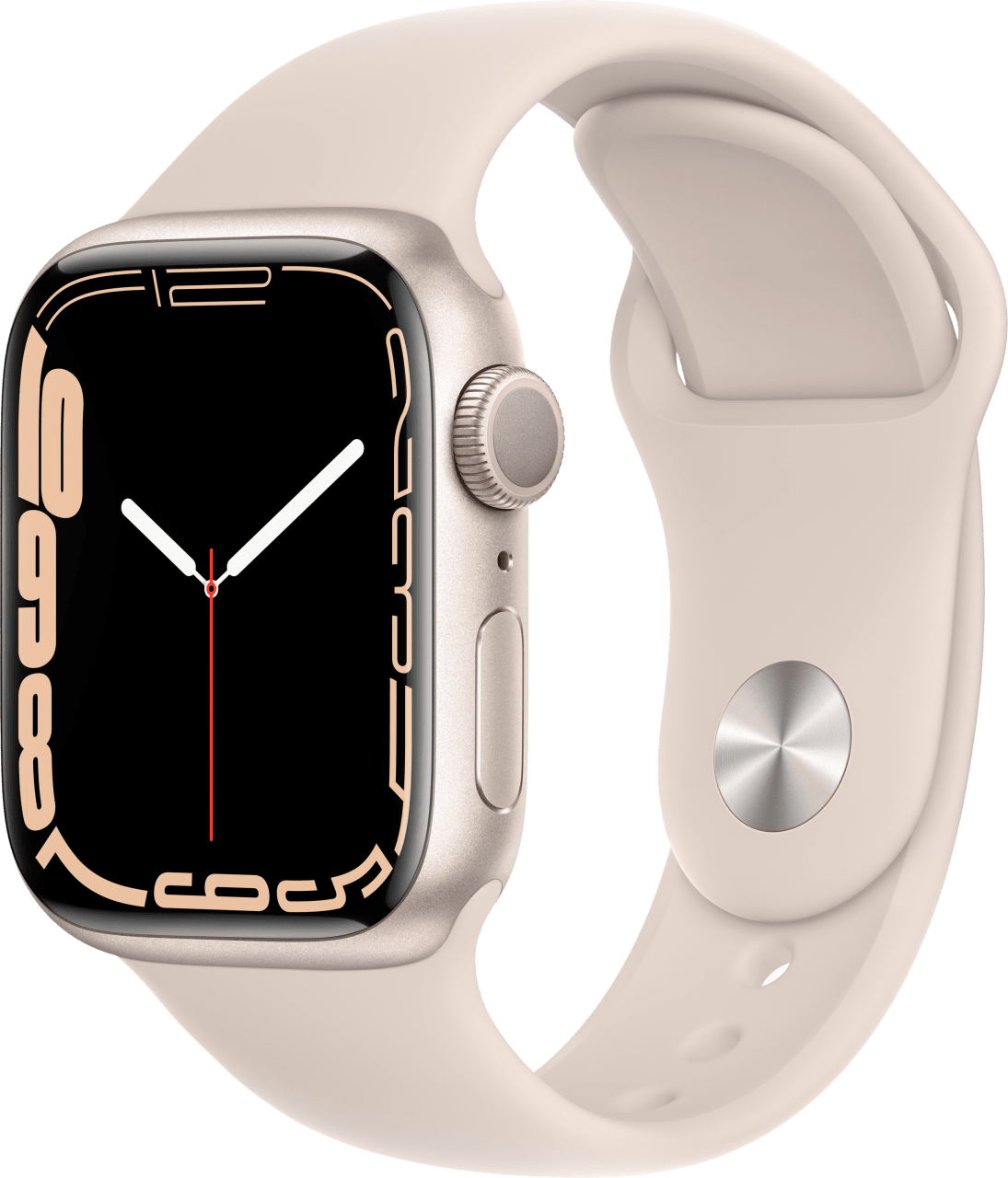 Starlight Apple Watch Series 7 GPS, 45mm, Aluminium Case and Sport Band.1