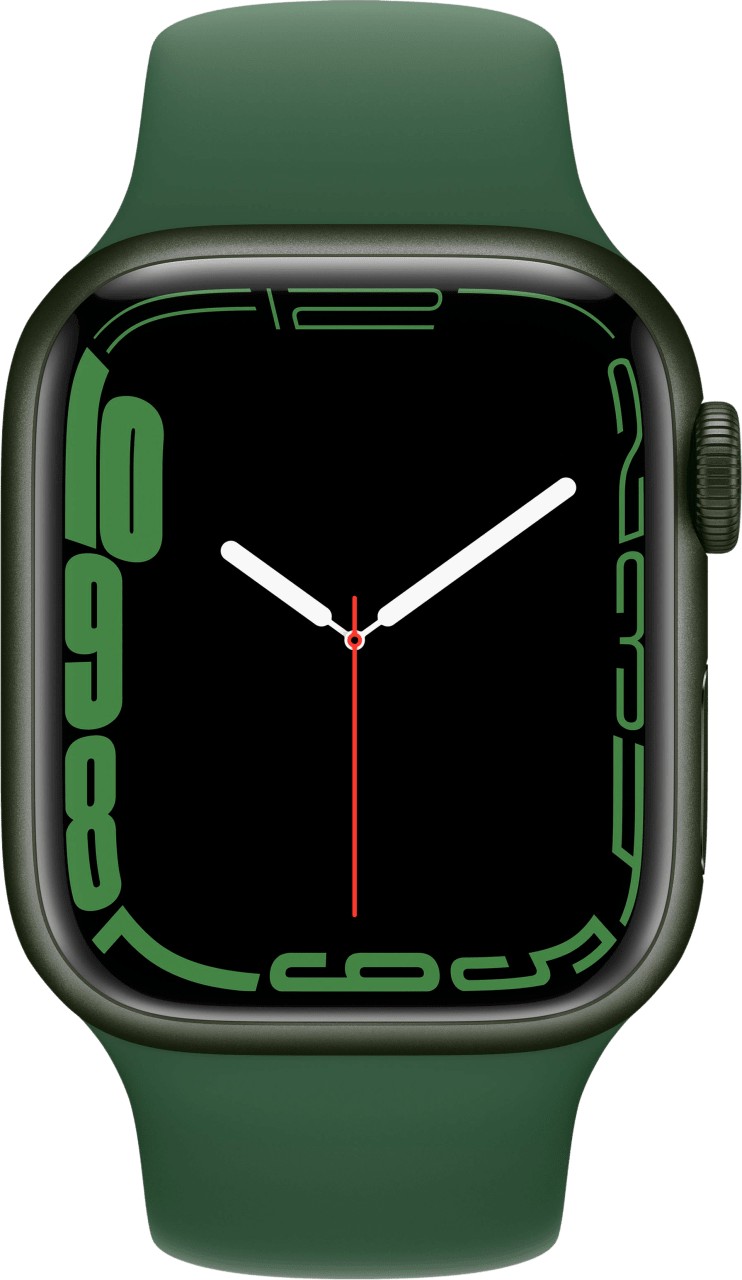 Green Apple Watch Series 7 GPS, 45mm, Aluminium Case and Sport Band.2