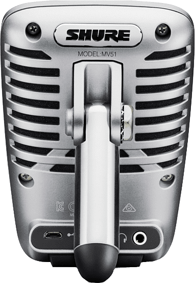 Gray Shure MV51 Condenser microphone.3