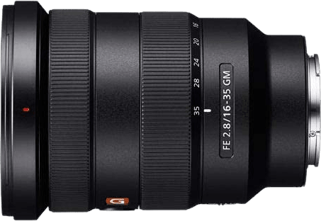 Black Sony FE 16-35mm f/2.8 GM lens.2