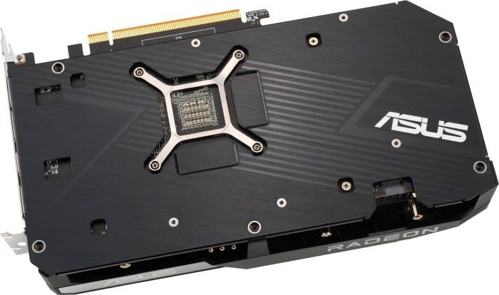 Black Asus Dual Radeon™ RX 6600XT Graphics Card.7
