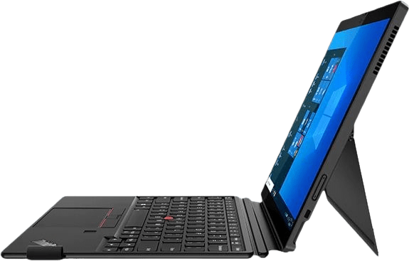 Black Lenovo ThinkPad X12 Detachable - Spanish (QWERTY) Laptop - Intel® Core™ i7-1160G7 - 16GB - 16GB - Intel® Iris® Xe Graphics.3