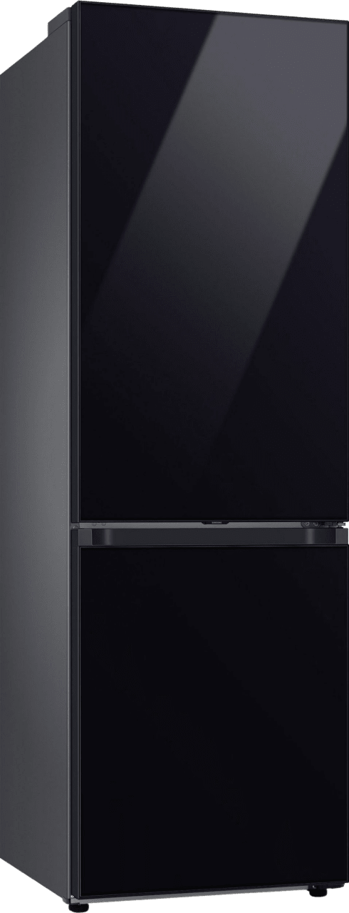 Clean Black Samsung Bespoke Fridge Freezer Combo RL-34A6B0D22.1