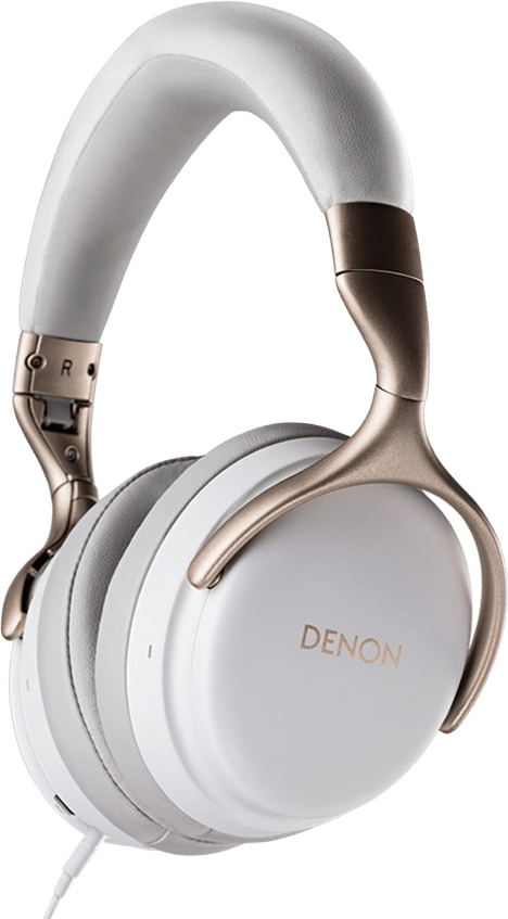 Weiß Denon AH-GC25NC Geräuschunterdrückende Over-Ear Premium-Kopfhörer.1