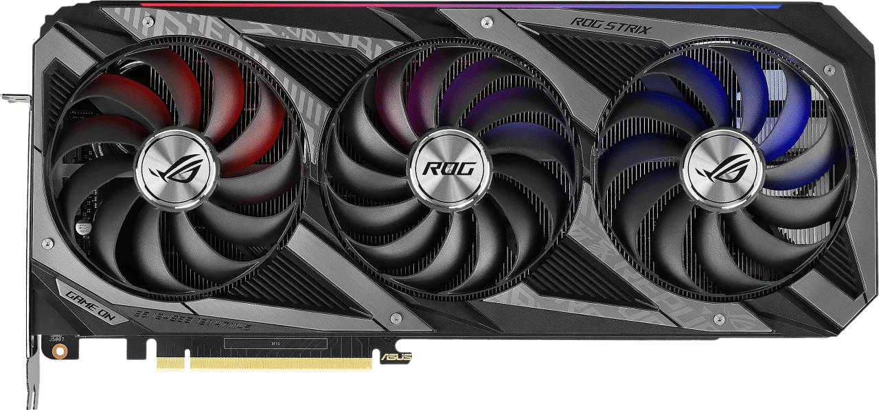 Black ASUS ROG Strix GeForce RTX 3070 OC  Graphics Card.1