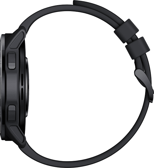 Space Black Xiaomi Watch S1 Active, Edelstahlgehäuse & Silikonarmband, 46mm.4