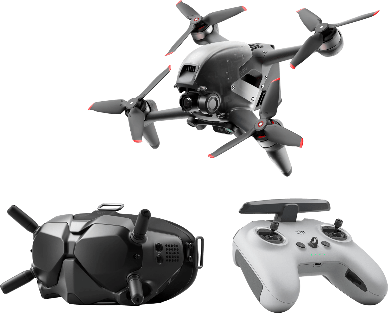 Grey DJI FPV Combo Drone.1