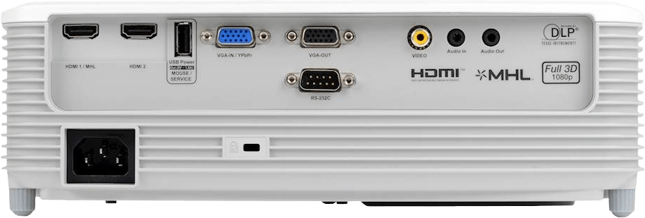 Weiß Optoma HD28i Beamer - Full HD.4