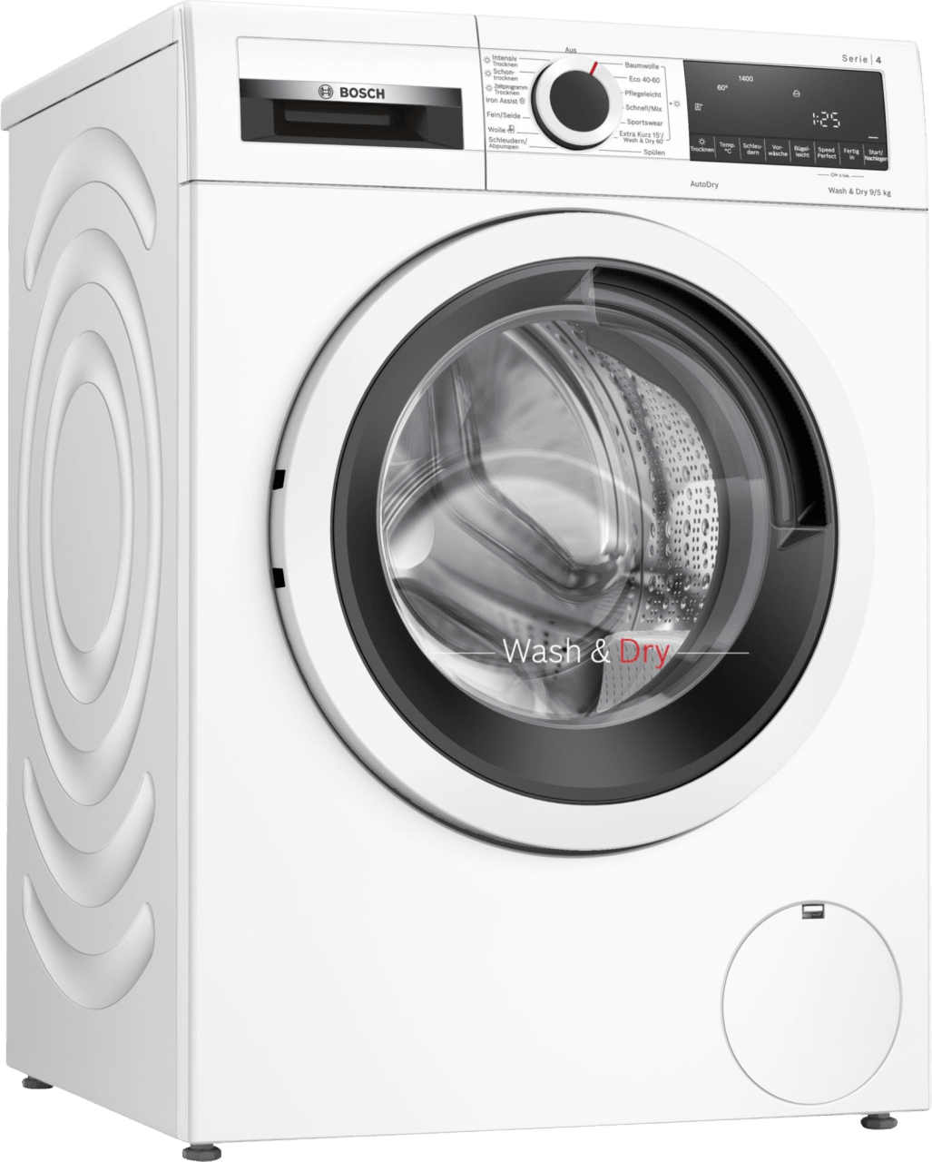 Weiß Bosch Serie 4 WNA13441 Waschtrockner.1