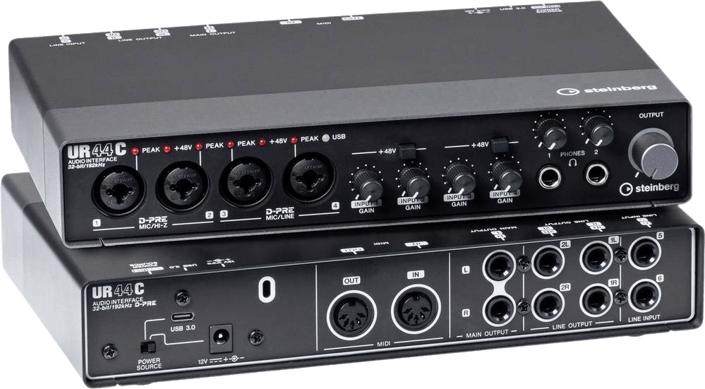 Schwarz Steinberg UR44C Audio Interface.1