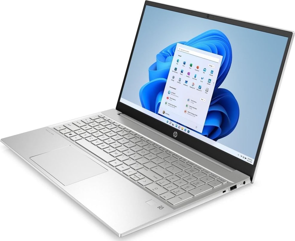 Silber HP Pavilion 15 Notebook - AMD Ryzen™ 5-5625U - 8GB - 256GB SSD.3
