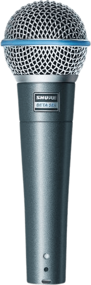 Grau Shure Beta 58A -Mikrofon.1