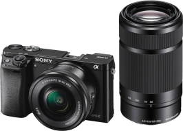 Sony Alpha 6000 + 16-50mm f/3.5-5.6 + 55-210mm f/4.5-6.3 kit