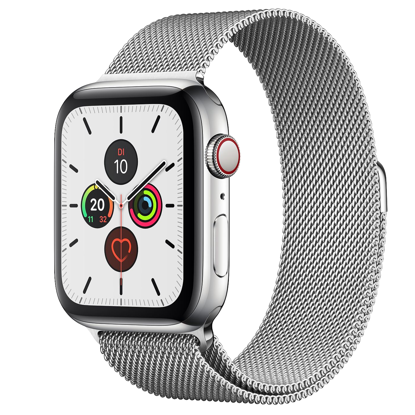 Apple Watch Series 5 GPS Cellular Edelstahlgehause 44 mm mieten ab 18 90 pro Monat