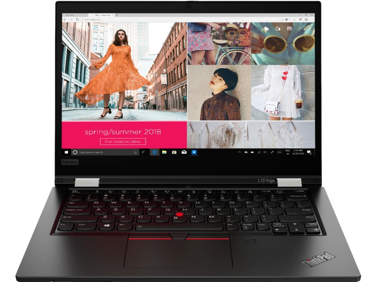 Black Lenovo ThinkPad L13 Yoga 2-in-1 - English (QWERTY) Laptop - Intel® Core™ i5-1135G7 - 8GB - 256GB SSD - Intel® Iris® Xe Graphics.1
