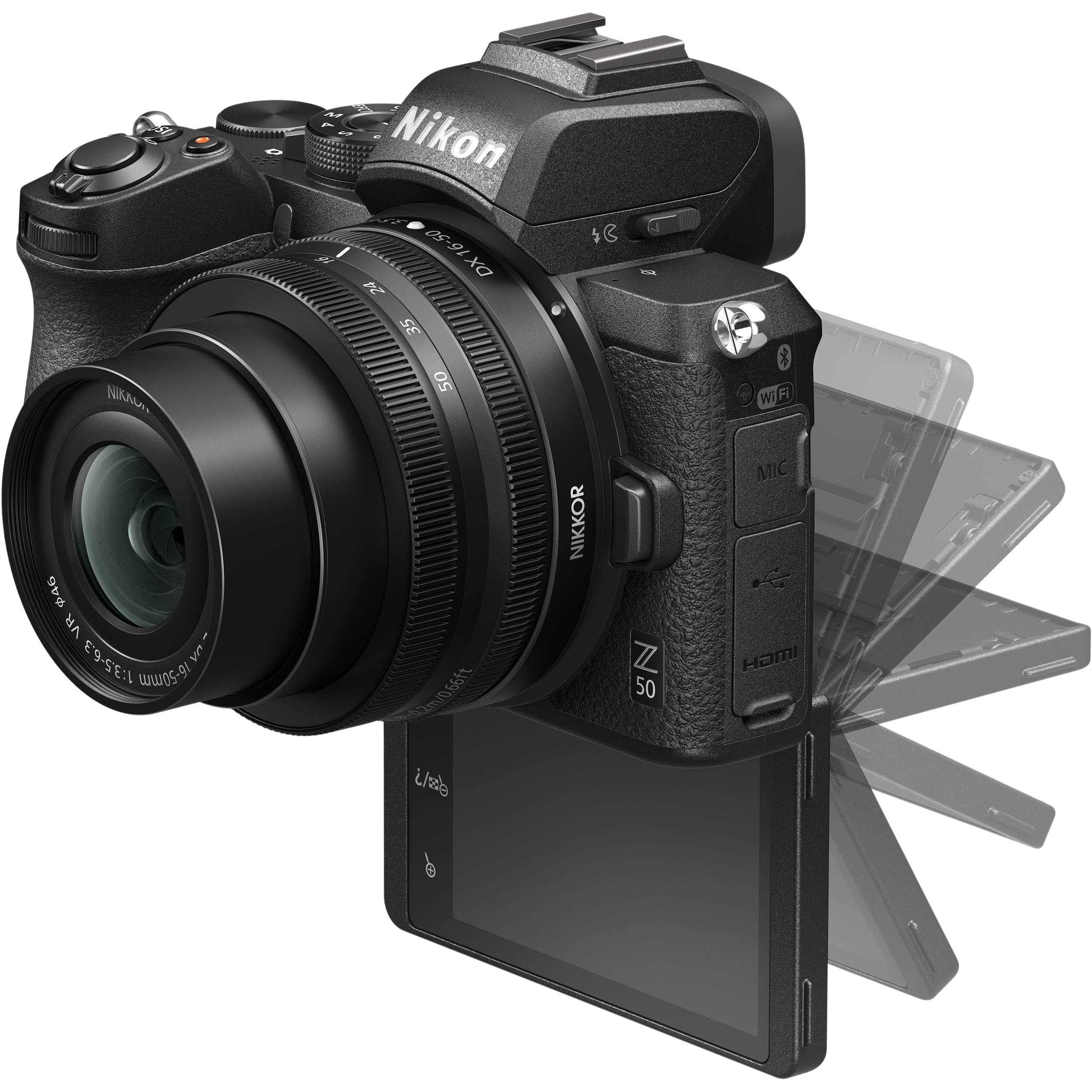 Rent Nikon Z50 Camera Kit with Nikkor Z DX 16-50mm f/3.5-6.3 VR +