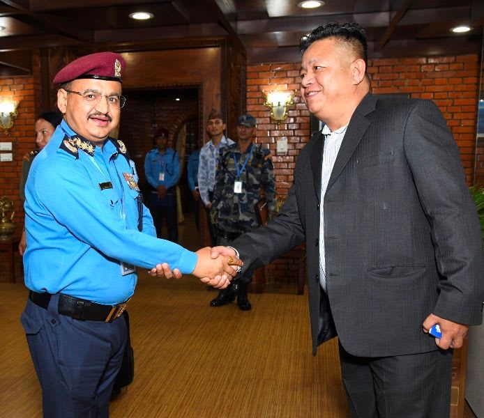 निमित्त प्रहरी प्रमुख राईसहितको टोली अमेरिका प्रस्थान