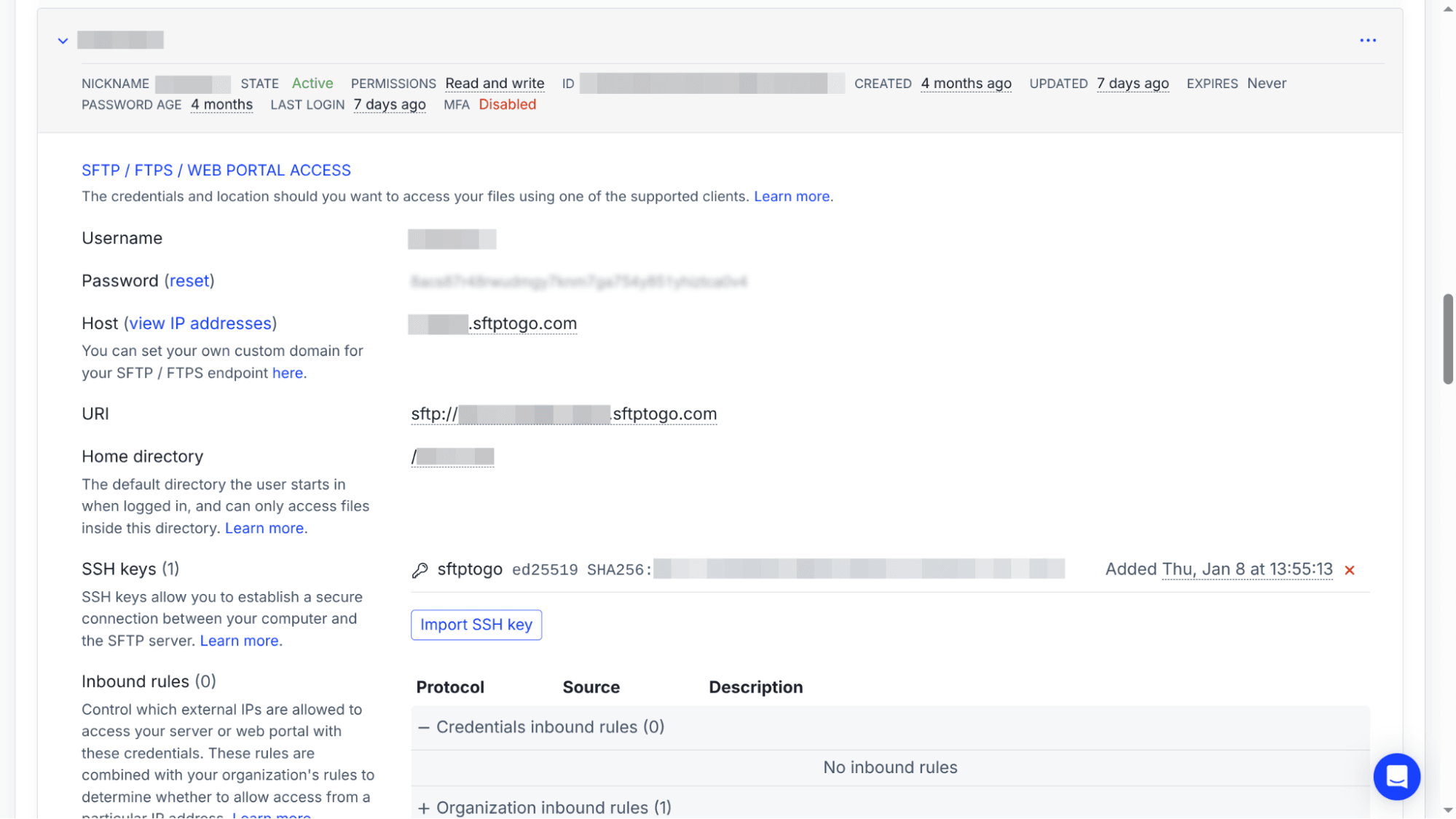 Cloud MFT comparison of SFTP To Go and Couchdrop