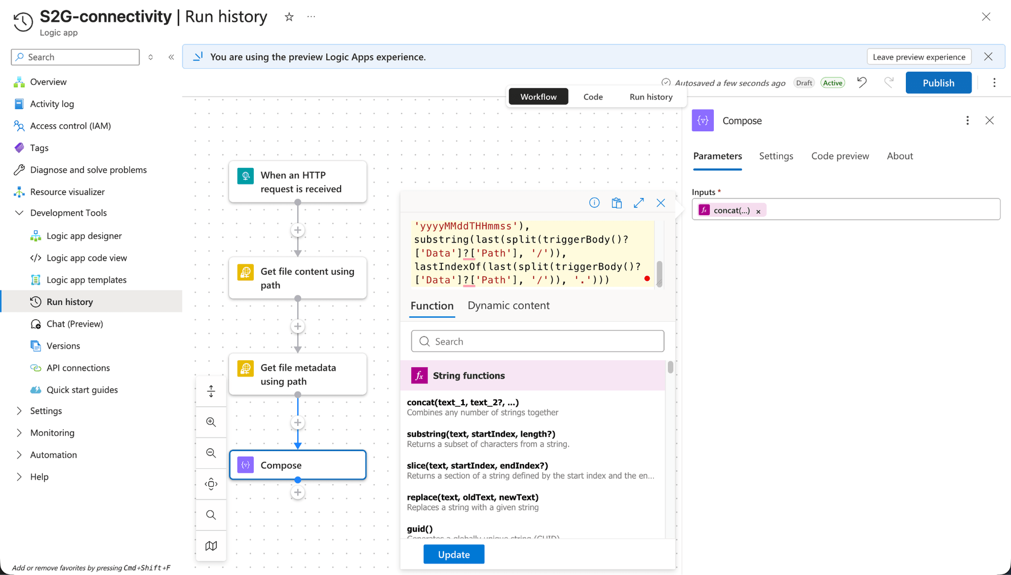 Webhook-triggered SFTP automation with azure logic apps 