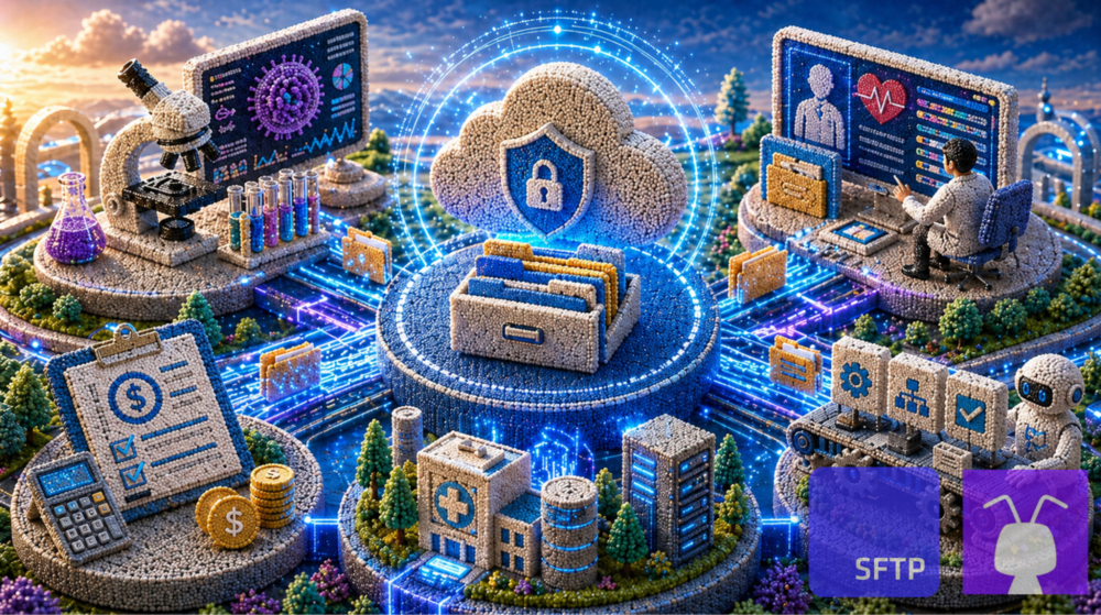 Healthcare SFTP Automation Using Secure MFT and iPaaS Workflow Integration