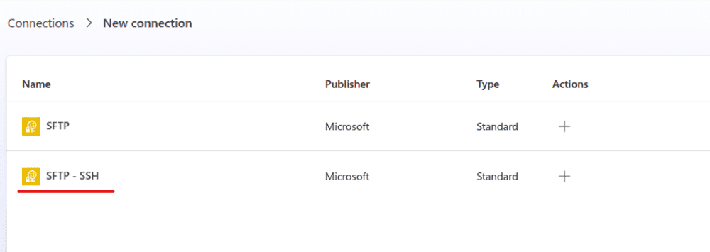 how to connect sftp to power automate 