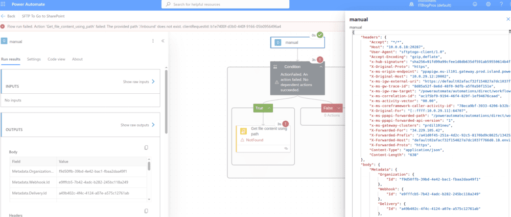 Automated SFTP to SharePoint