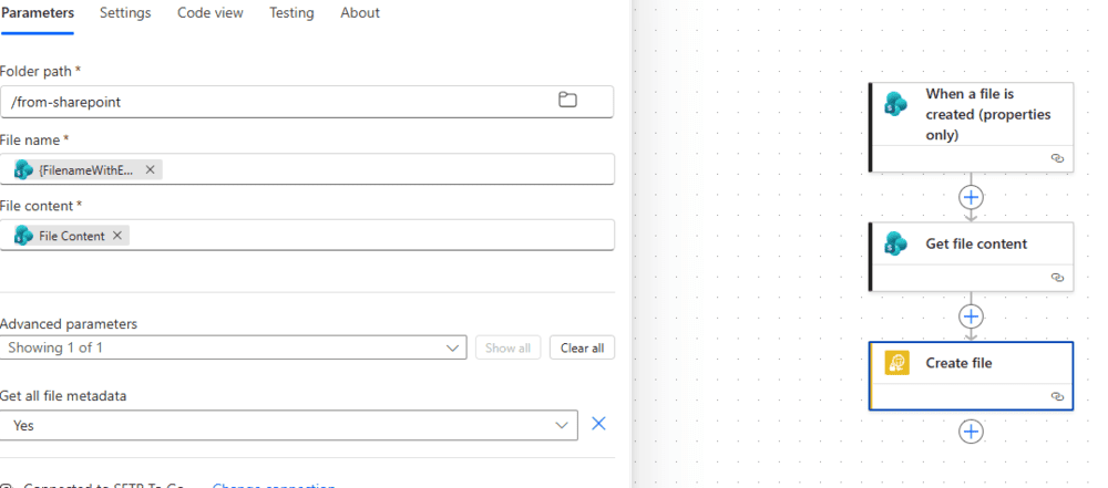 sync sharepoint and sftp automation