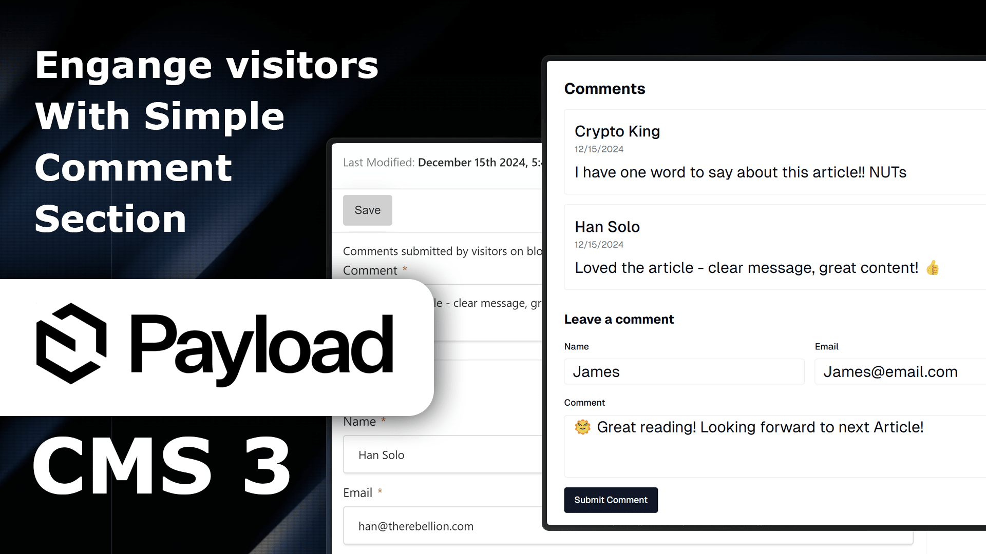 How to Add Comment Section to your Pages with Payload CMS 3