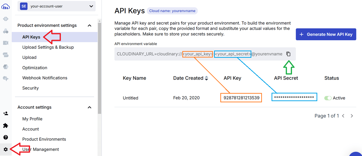 How to locate your Cloudinary URL