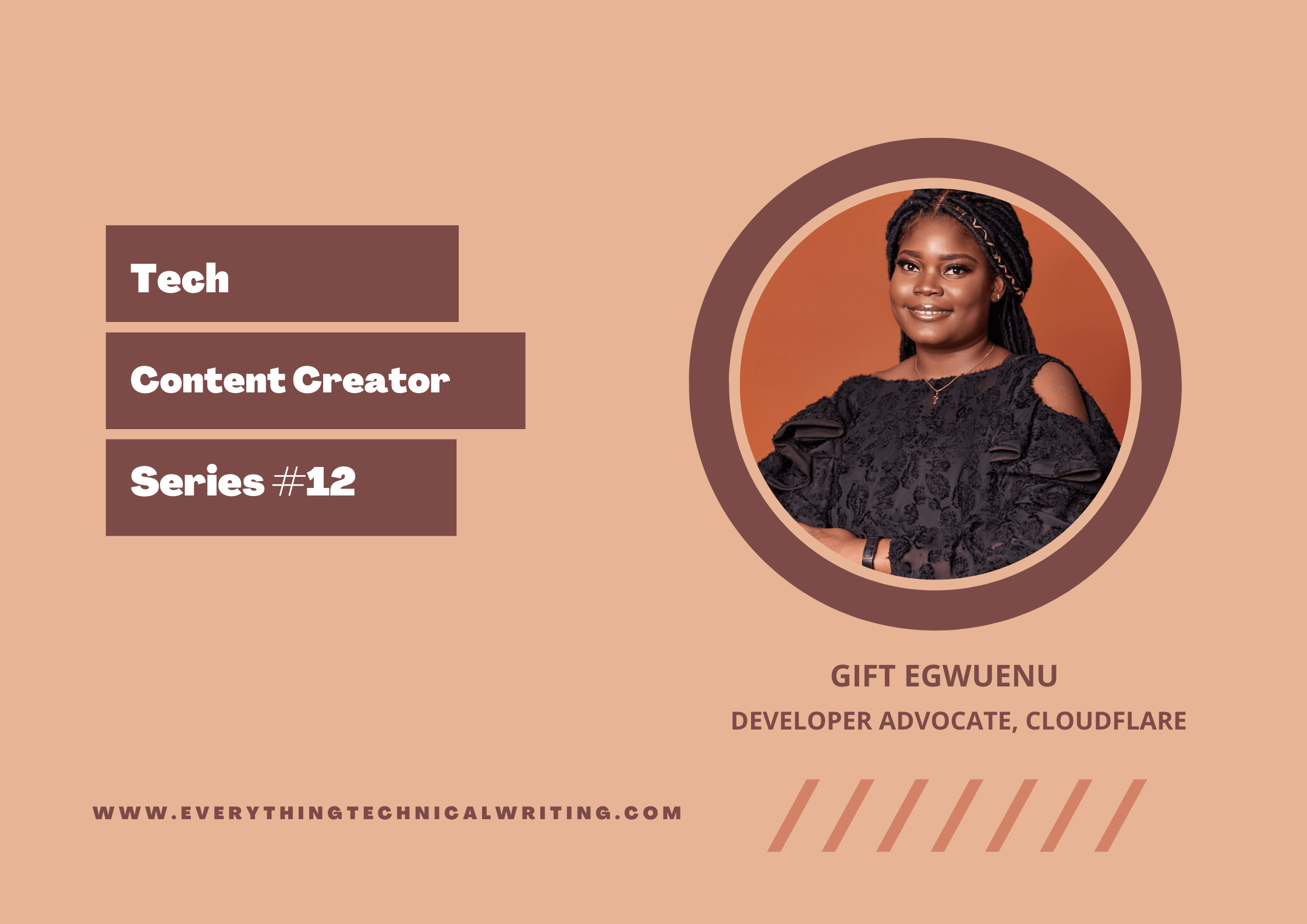 #TCCS 12: How to Become a Developer Advocate with Gift Egwuenu