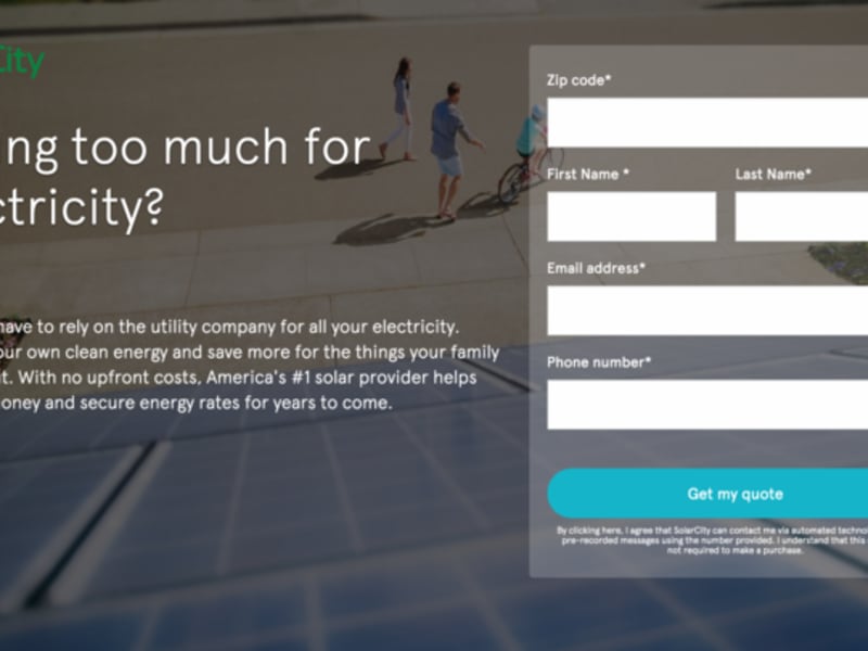 Optimized lead forms