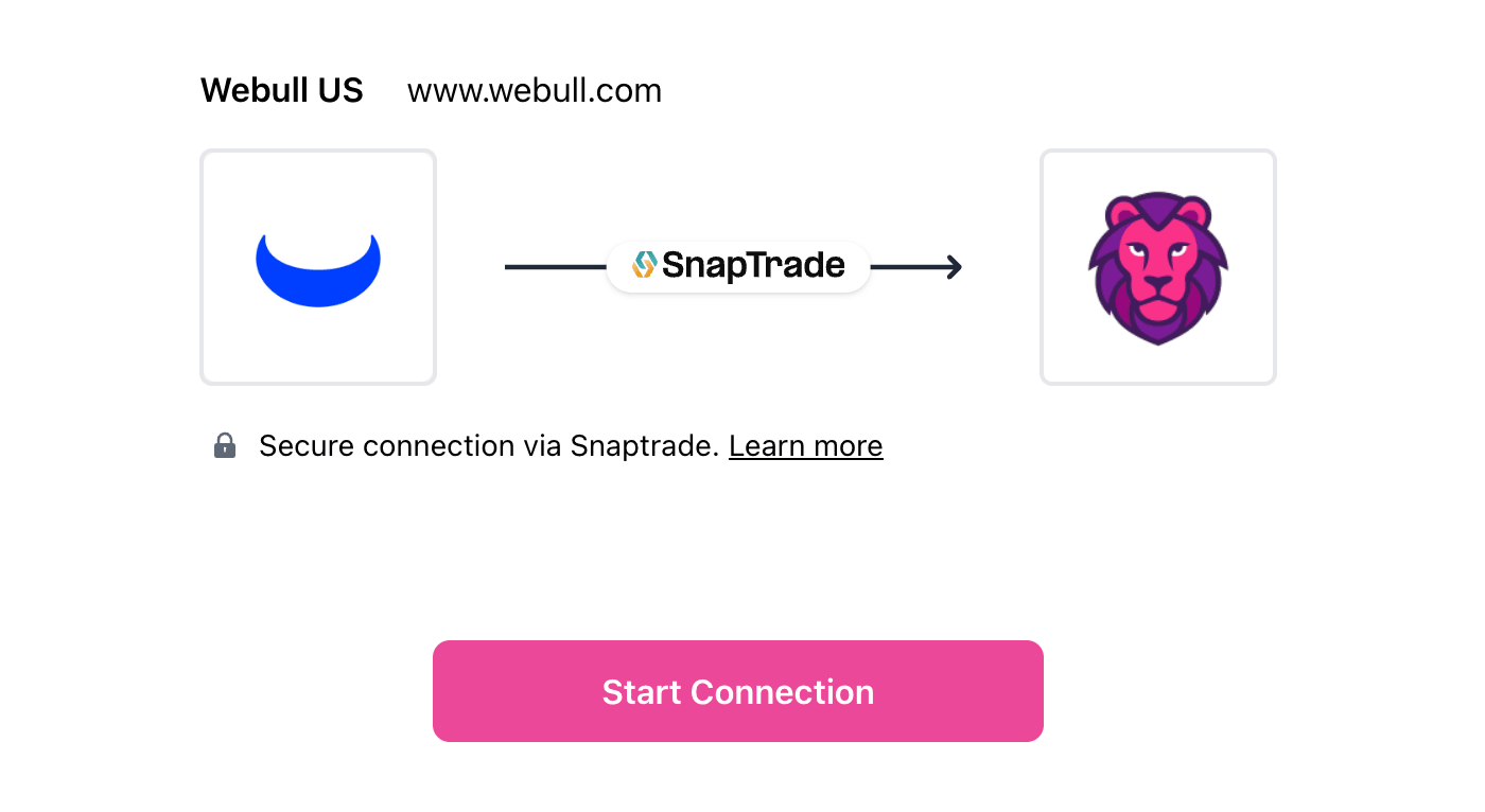 Broker Connection Robinhood and PinkLion