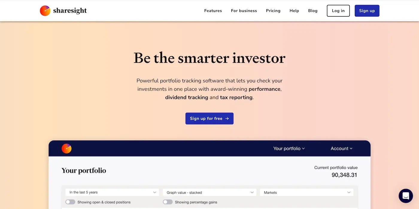 Sharesight Screenshot