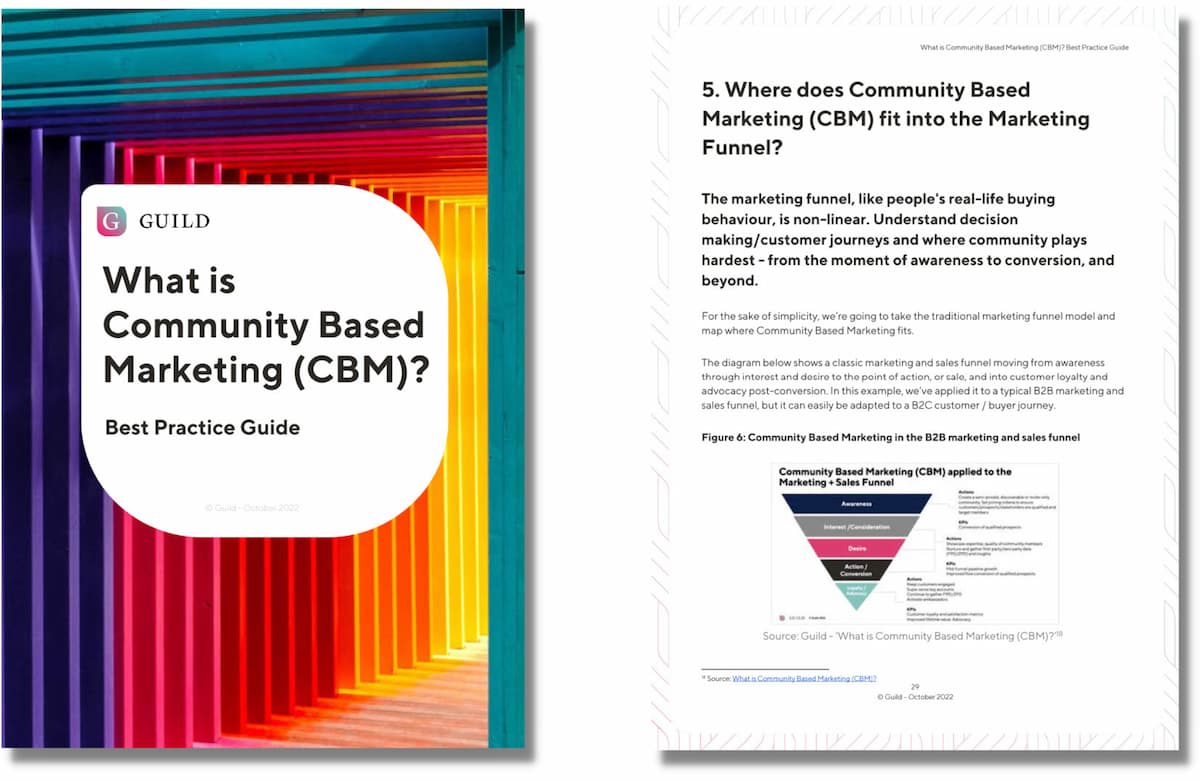 Download the Community Based Marketing Best Practice Guide