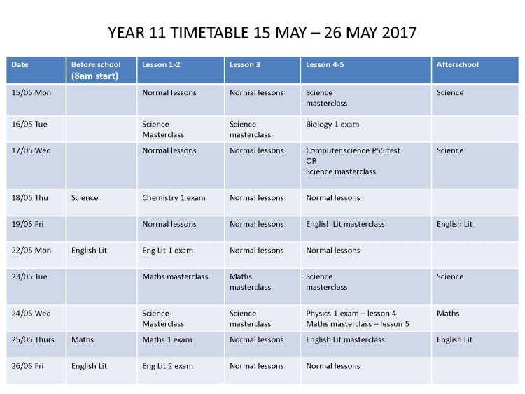 Timetable спбгу