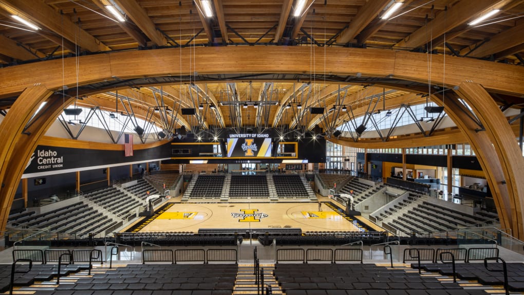 Interior view of the Idaho Central Credit Union Arena