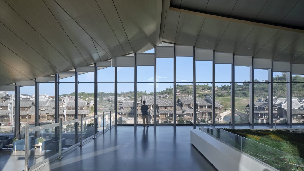 Interior of Lizhuang Museum