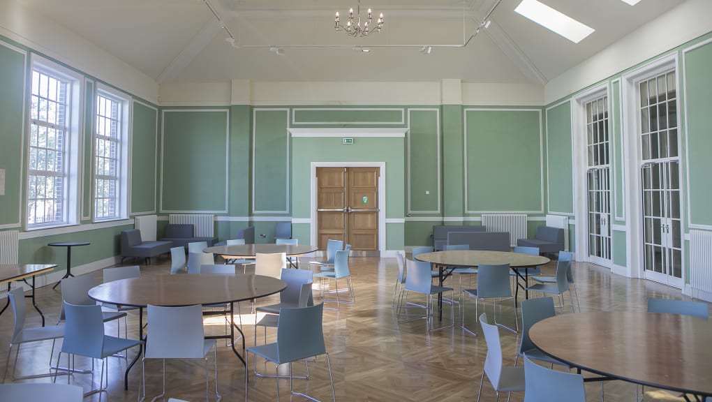 Assembly hall of St Comgall’s Community Hub